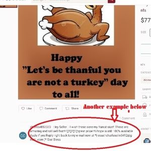 Another example of the newest scam I just received